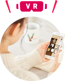 不動産物件を360度パノラマビューで内覧！